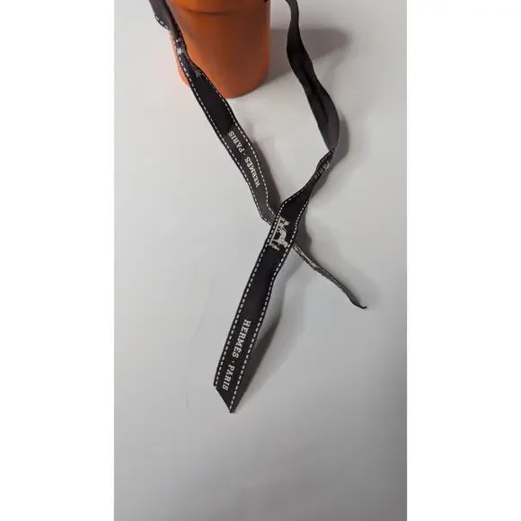 Authentic Hermes colorful hair or purse twilly scarf with box - Picture 11 of 13